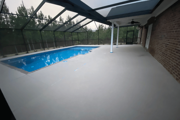 Quartz Pool Deck Makeover
